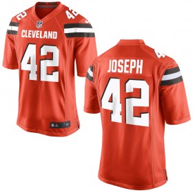 Nike Cleveland Browns Mens Orange Game Jersey JOSEPH#42