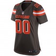 Women's Cleveland Browns Nike Brown Custom Game Jersey