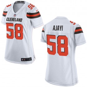 Nike Cleveland Browns Womens White Game Jersey AJAYI#58