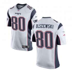 Nike Men's New England Patriots Game Away Jersey OLSZEWSKI#80