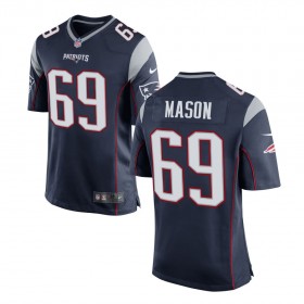 Men's New England Patriots Nike Navy Game Jersey MASON#69