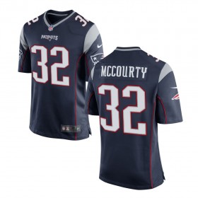 Men's New England Patriots Nike Navy Game Jersey MCCOURTY#32