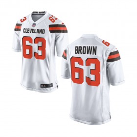 Nike Cleveland Browns Youth White Game Jersey BROWN#63