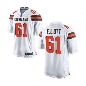 Nike Cleveland Browns Youth White Game Jersey ELLIOTT#61