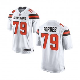Nike Cleveland Browns Youth White Game Jersey FORBES#79