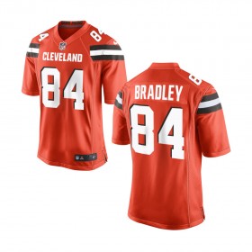 Nike Cleveland Browns Youth Orange Game Jersey BRADLEY#84