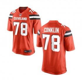 Nike Cleveland Browns Youth Orange Game Jersey CONKLIN#78