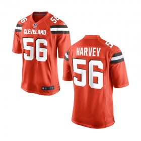 Nike Cleveland Browns Youth Orange Game Jersey HARVEY#56
