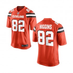 Nike Cleveland Browns Youth Orange Game Jersey HIGGINS#82