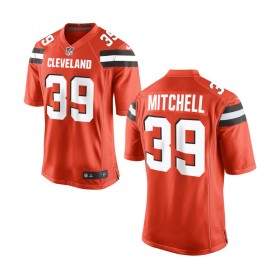 Nike Cleveland Browns Youth Orange Game Jersey MITCHELL#39