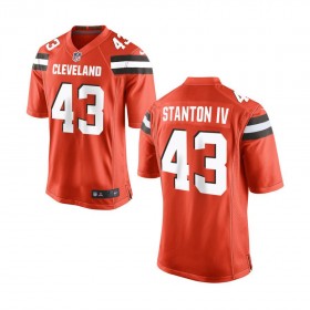 Nike Cleveland Browns Youth Orange Game Jersey STANTON IV#43