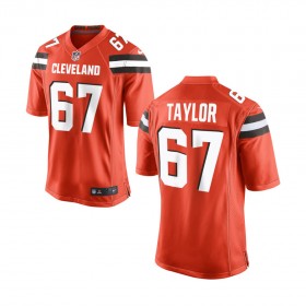 Nike Cleveland Browns Youth Orange Game Jersey TAYLOR#67