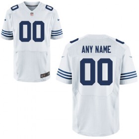 Mens Indianapolis Colts Nike White Custom Alternate Elite Jersey