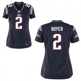 Women's New England Patriots Nike Navy Blue Game Jersey HOYER#2