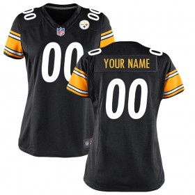Women's Pittsburgh Steelers Nike Black Customized Game Jersey