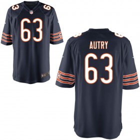 Youth Chicago Bears Nike Navy Game Jersey AUTRY#63