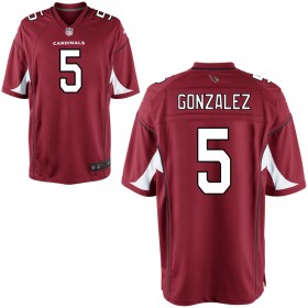 Men's Arizona Cardinals Nike Red Game Jersey GONZALEZ#5