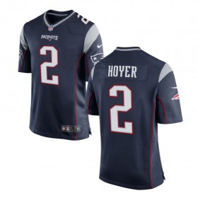 Men's New England Patriots Nike Navy Game Jersey HOYER#2